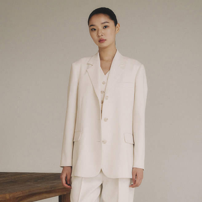 리플레인 여성용 싱글 브래스티드 재킷