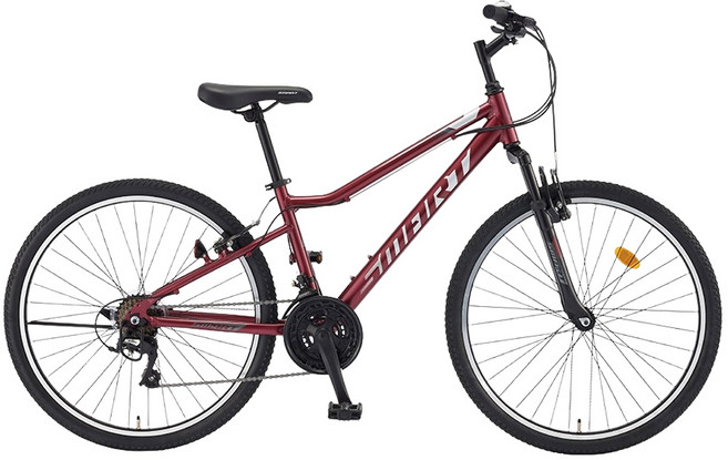 스마트 스펙트럼 MTB 알루미늄 림 브레이크 14.4kg 신장 155~175cm, 다크레드, 1개