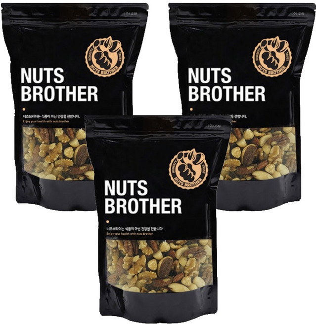 NUTS BROTHER 優質綜合堅果, 400g, 3包