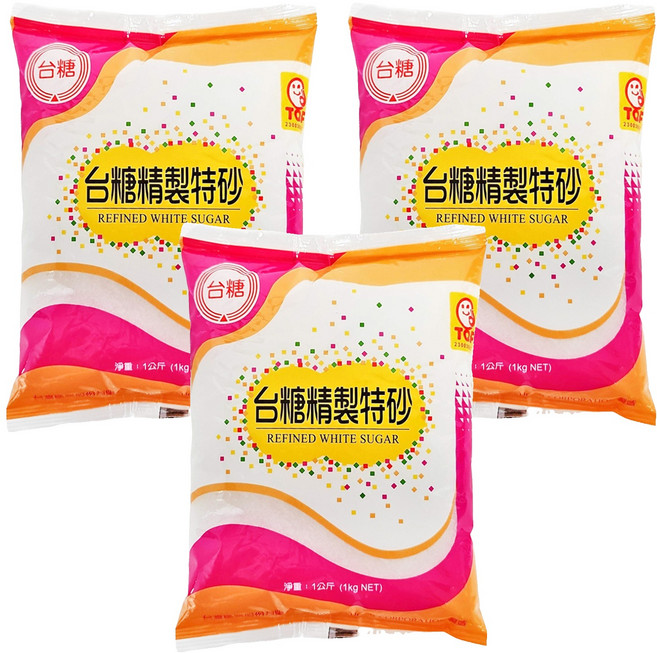 台糖 精製特砂, 1000g, 3包
