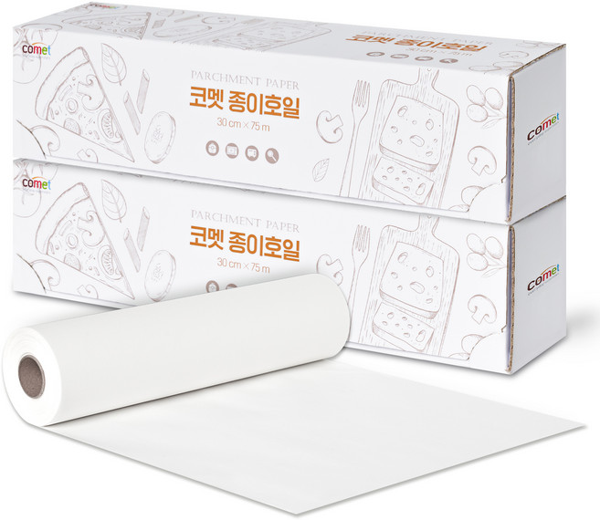 코멧 국내생산 종이호일, 75m, 1개입, 2개