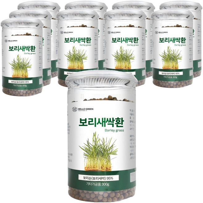헬로우그린 보리새싹환, 300g, 10개