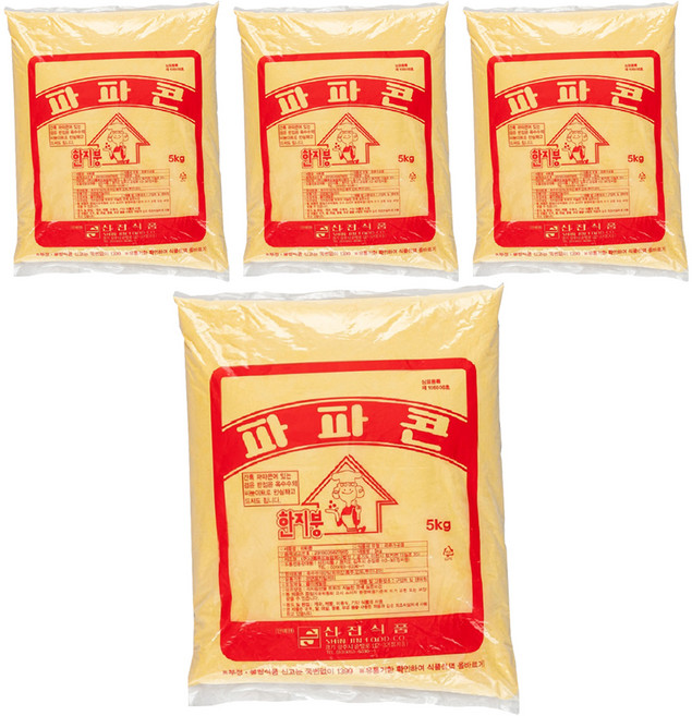 신진식품 파파콘 가루, 5kg, 4개