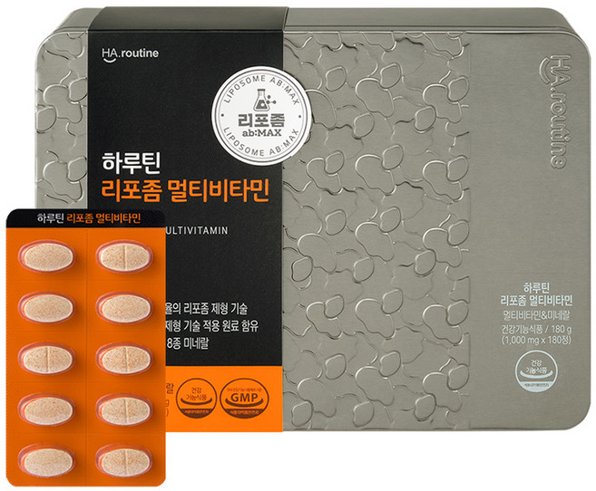 하루틴 리포좀 멀티비타민, 180정, 1개