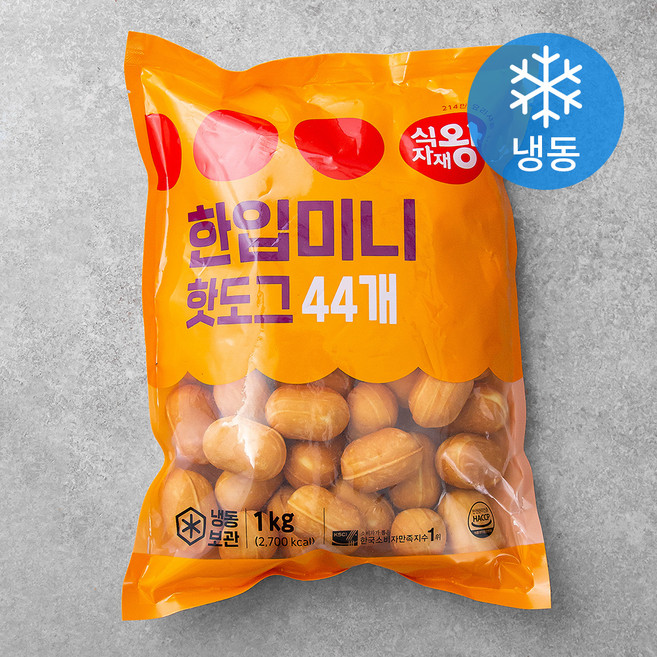 식자재왕 미니핫도그 (냉동), 1kg, 1개입, 1개