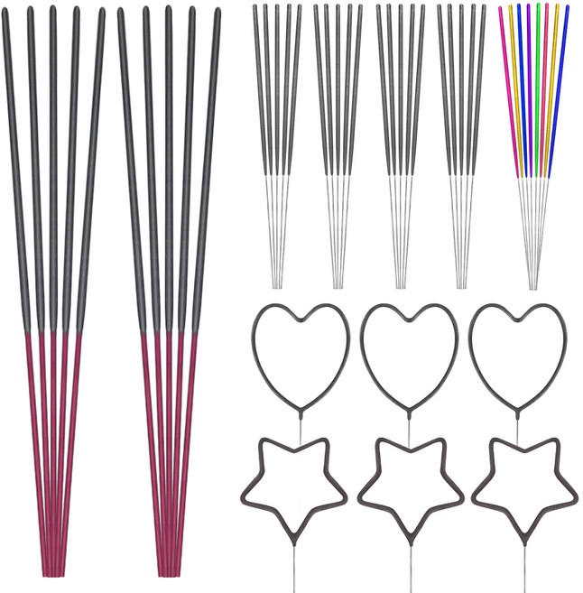 틱톡 스파클라 불꽃놀이 폭죽세트, 1세트