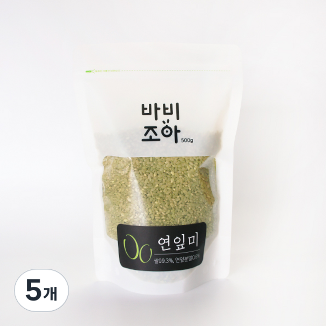 바비조아 연잎미, 500g, 5개
