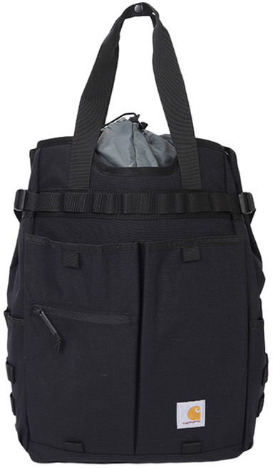 carhartt 尼龍束口兩用托特後背包 28L B0000419-001, 黑色