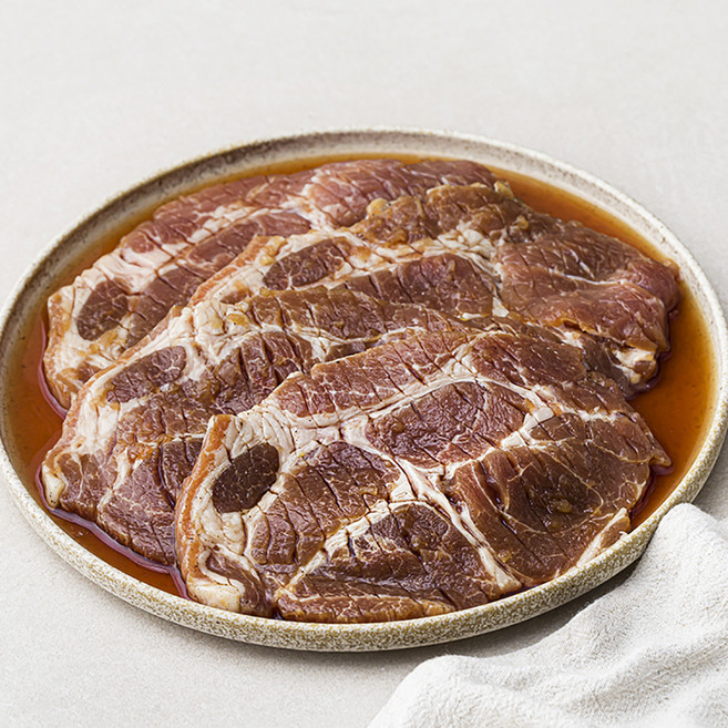 고급진 양념 목살 칼집 구이 (냉장), 1kg, 1개