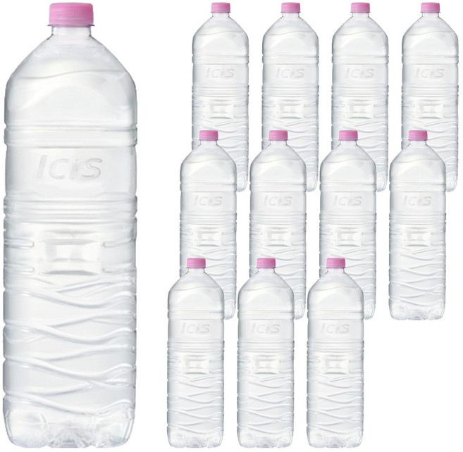 아이시스 생수 무라벨, 2L, 12개
