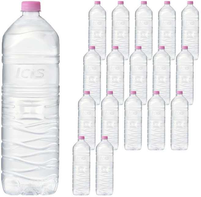 아이시스 생수 무라벨, 2L, 18개