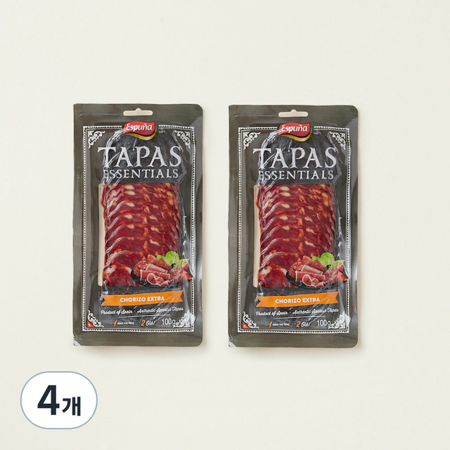 에스푸나 초리조 엑스트라 햄, 100g, 4개