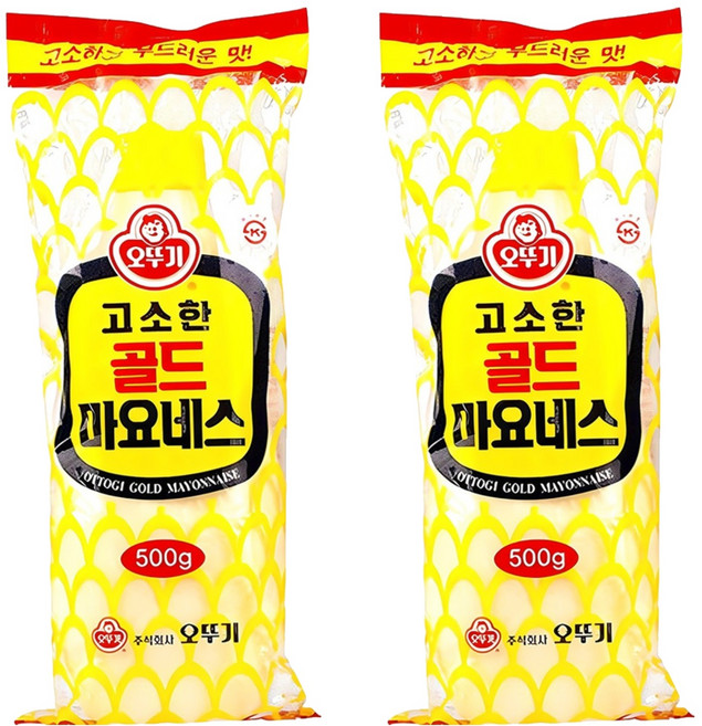 오뚜기 고소한 골드 마요네즈, 500g, 2개