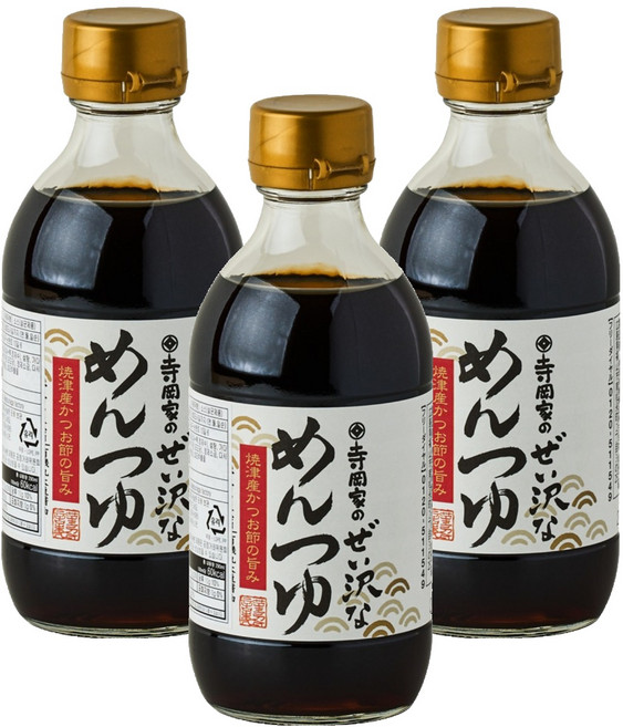 테라오카 멘 쯔유, 3개, 290ml