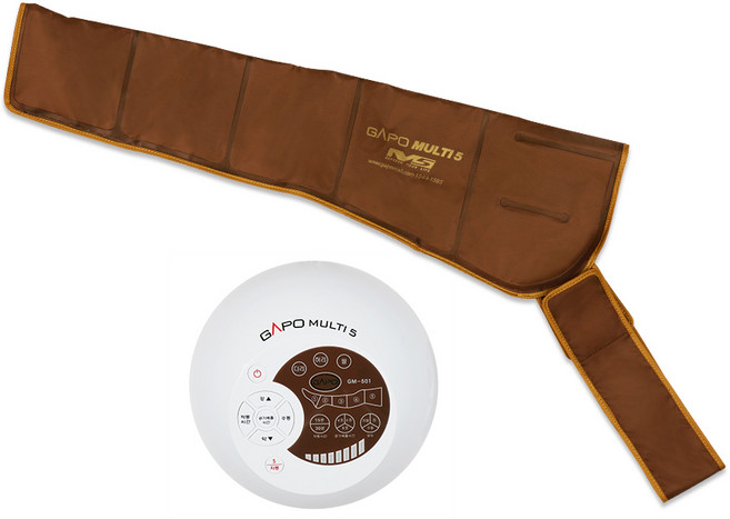 가포 사지압박 순환장치 본체 + 팔커프 세트 브라운, GAPO MULTI 5 PLUS