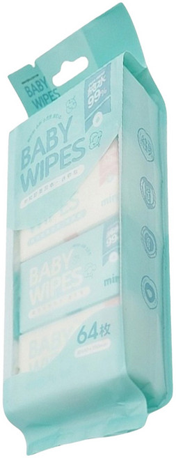 FAmILyLIFE 生活 嬰兒純水超柔濕巾 迷你包 15 x 14cm, 33g, 8張, 8包