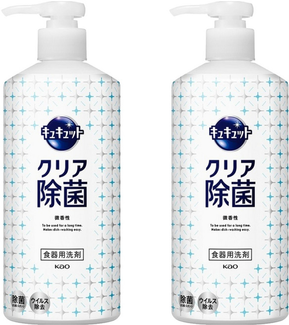 Kao 花王 Cucute 珂珂透 高效濃縮洗精 除菌, 480ml, 2瓶