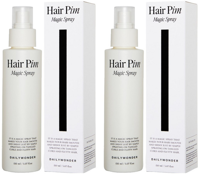 데일리원더 헤어 핌 매직 스프레이, 2개, 150ml