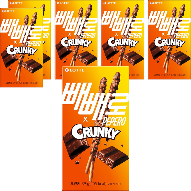 PEPERO 香脆, 39g, 6個