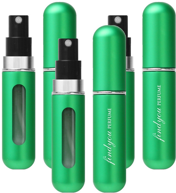 파인듀 향수 공병 5ml, 매트그린, 3개