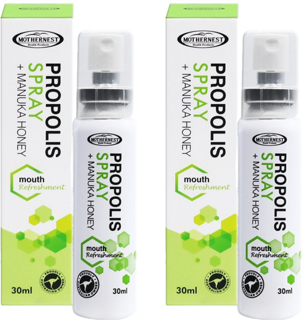 마더네스트 프로폴리스 스프레이 위드 마누카 허니, 30ml, 2개