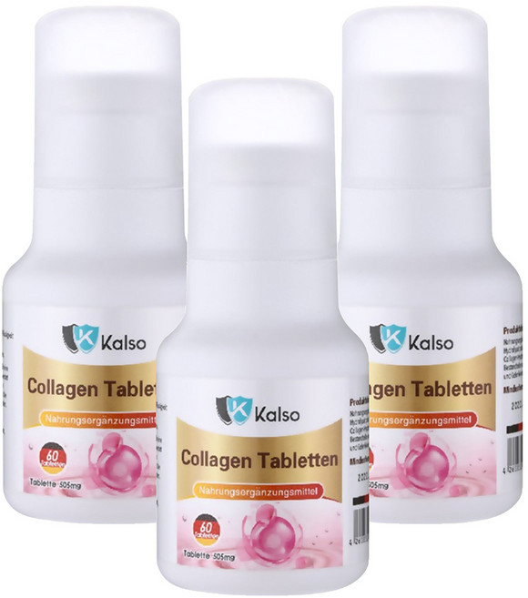 Kalso 科德司 膠原蛋白錠, 60顆, 3罐