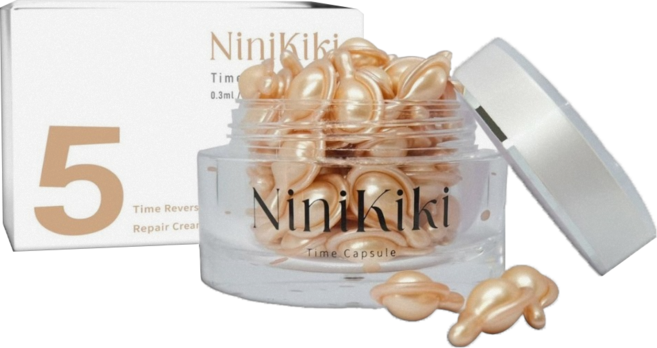 NiniKiki 時空膠囊 5號 逆時修護乳霜 50顆, 15g, 1罐