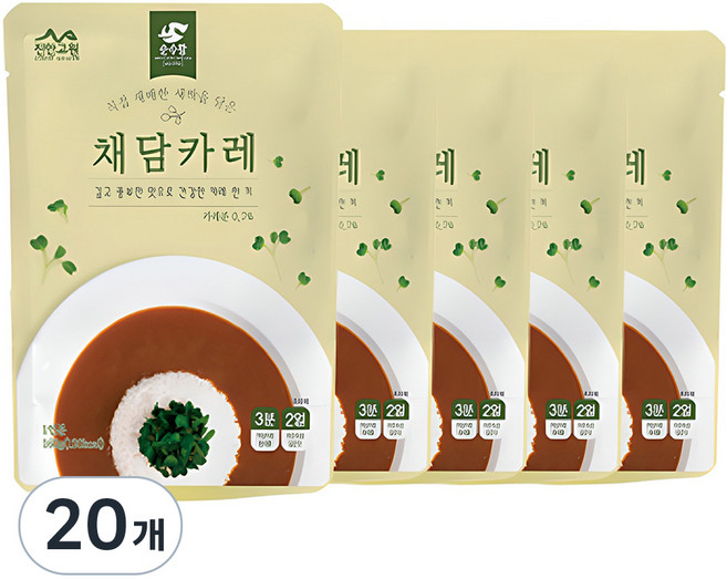 Sunsuram 即食蔬菜咖哩醬, 20個, 160g