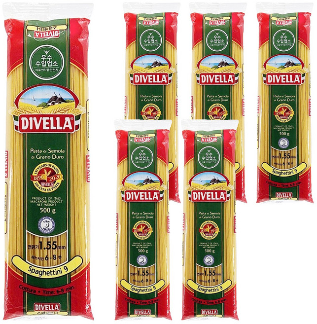 디벨라 new 스파게티니, 500g, 6개