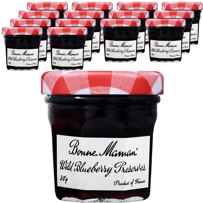 본마망 미니 블루베리잼, 30g, 15개