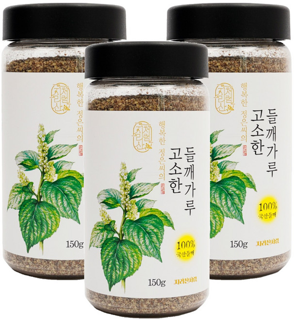 지리산처럼 행복한 정은씨의 고소한 들깨가루, 150g, 3개