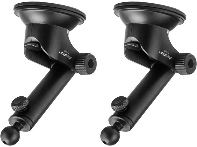 옵시디언 흡착마운트 대시보드/유리 차량용 거치대, 2개