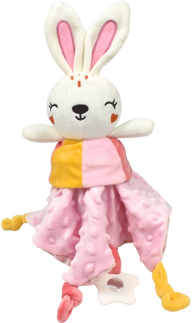 OceanBaby 啟蒙抓握安撫巾娃娃 童趣柔兔, 1個