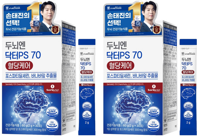 위바이옴 두뇌엔 닥터PS 70 혈당케어 30p, 60g, 2개