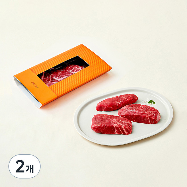 설로인 1++(7) 한우 사태 국거리용 (냉장), 300g, 2개