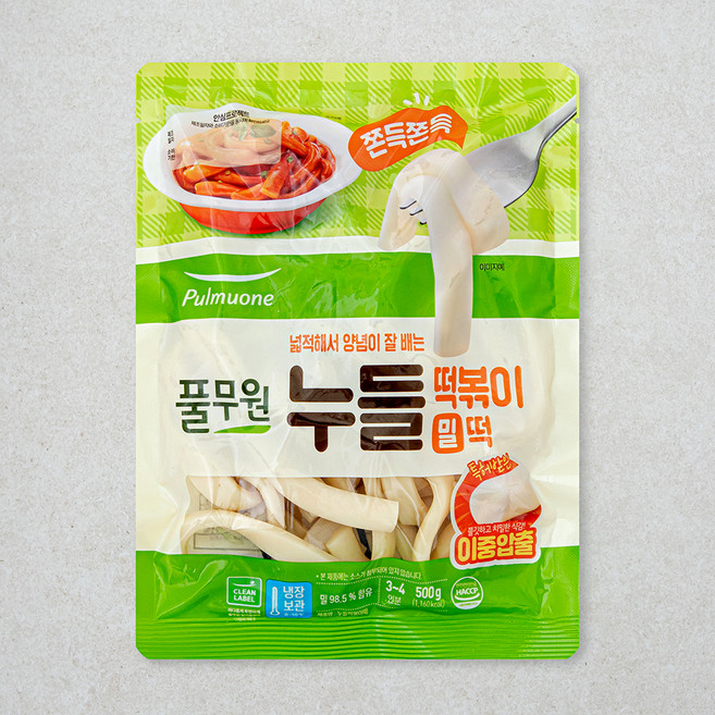 풀무원 누들떡볶이 떡, 1개, 500g