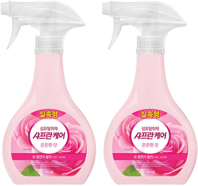 샤프란 케어 섬유탈취제 본품 은은한향, 2개, 900ml
