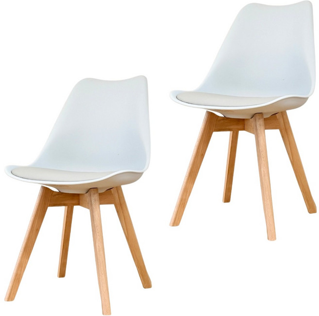 일상도구 인테리어 에펠 카페 식탁 의자, 라이트 블루, 2개