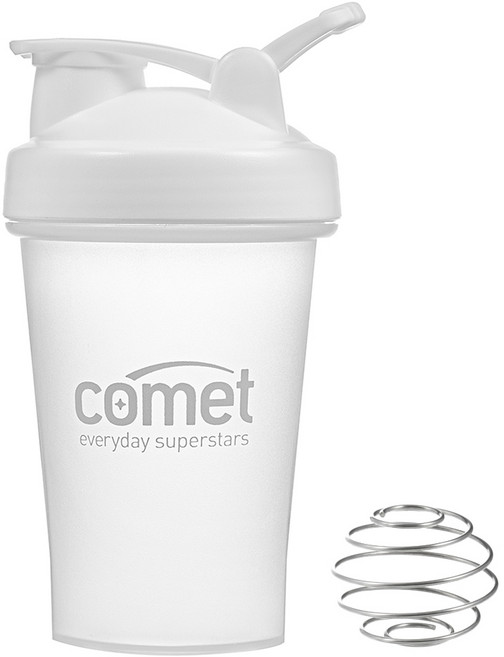 코멧 스포츠 컴팩트 쉐이커 보틀 600ml, 화이트, 1개