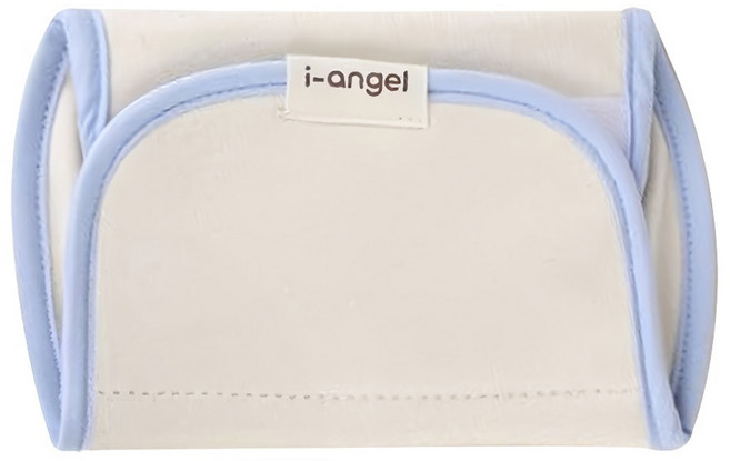 i-angel 有機口水巾 背巾用, 藍色, 1個