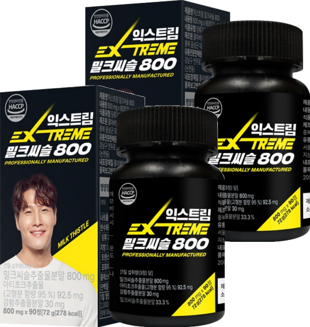 익스트림 밀크씨슬 800, 90정, 2개