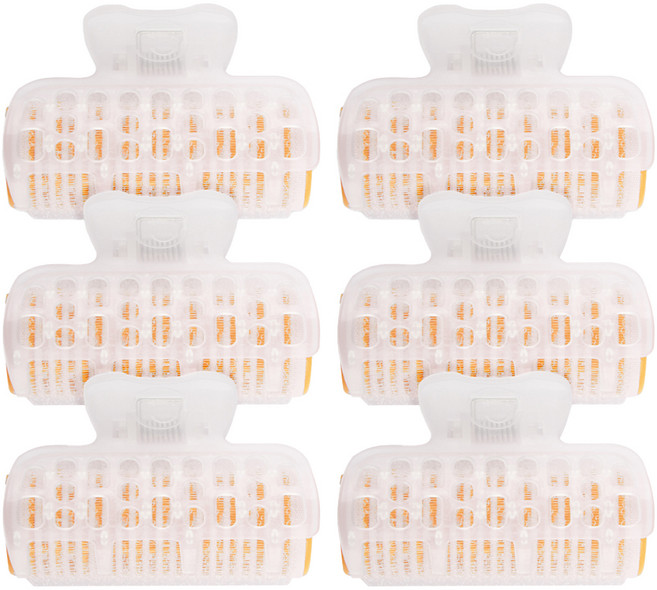 벨로티 국내생산 집게 헤어롤 구르프, 랜덤발송, 6개