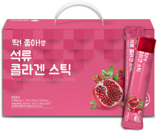 딱좋아 석류 콜라겐 젤리 스틱, 1.2kg, 1개