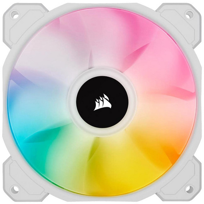 CORSAIR 海盜船 SP120 RGB ELITE 機殼風扇 3個 + Lighting控制器, 白色, 1組