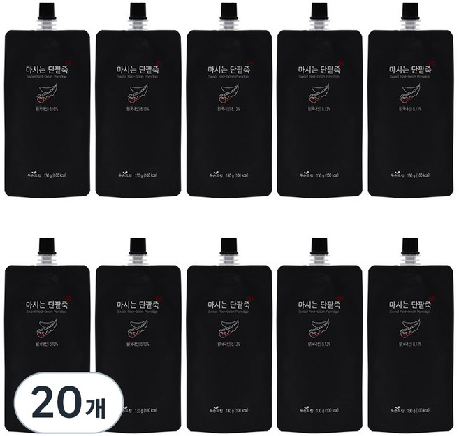 두손드림 마시는 팥죽, 130g, 20개