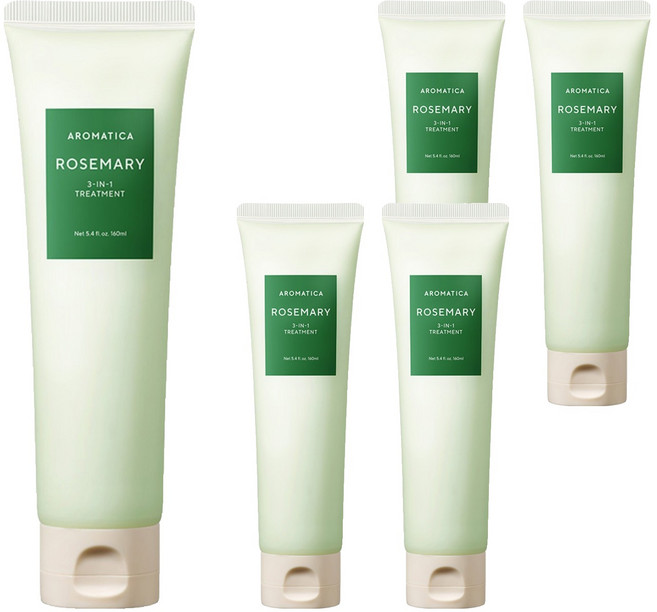 아로마티카 로즈마리 3 in 1 트리트먼트, 160ml, 5개