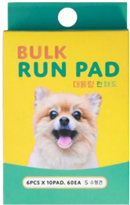 드림세미컴 강아지 미끄럼방지 런패드 60EA, 1개