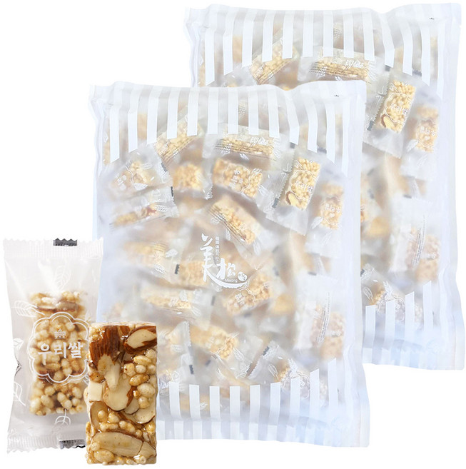 아몬드 톡톡 우리쌀 현미 강정, 500g, 2개