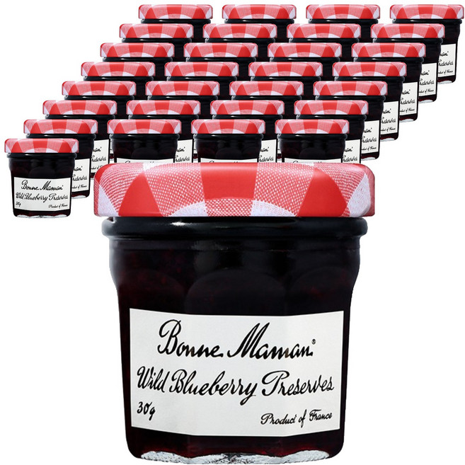 본마망 미니 블루베리잼, 30g, 30개