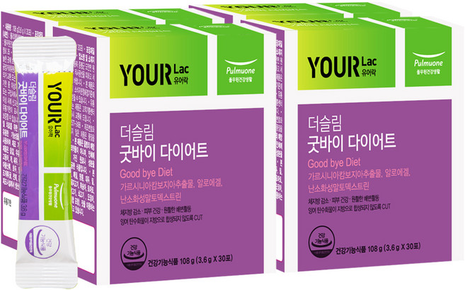 유어락 더슬림 굿바이 다이어트, 108g, 4개